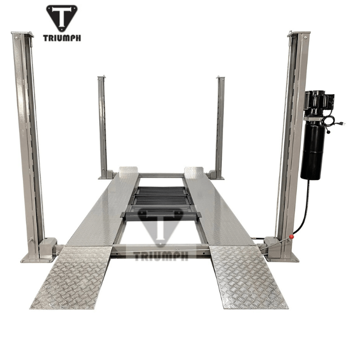 Triumph 8,000 lb Four Post Lift – Extra Long & Tall | NSS-8XLT